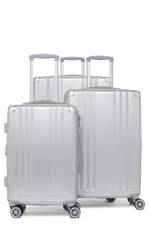 CALPAK Ambeur 3-Piece Metallic Luggage Set in Silver  product