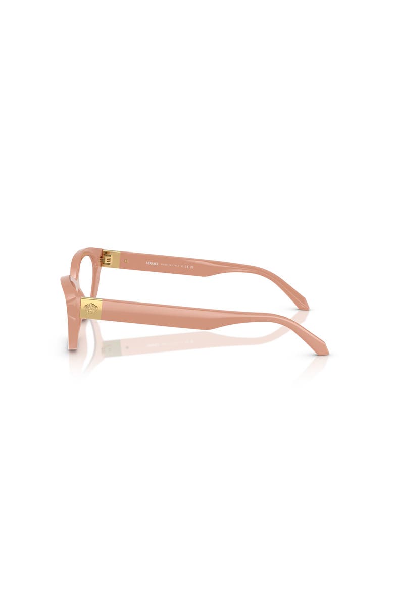 Versace 53mm Cat Eye optical glasses, Alternate, color, Beige