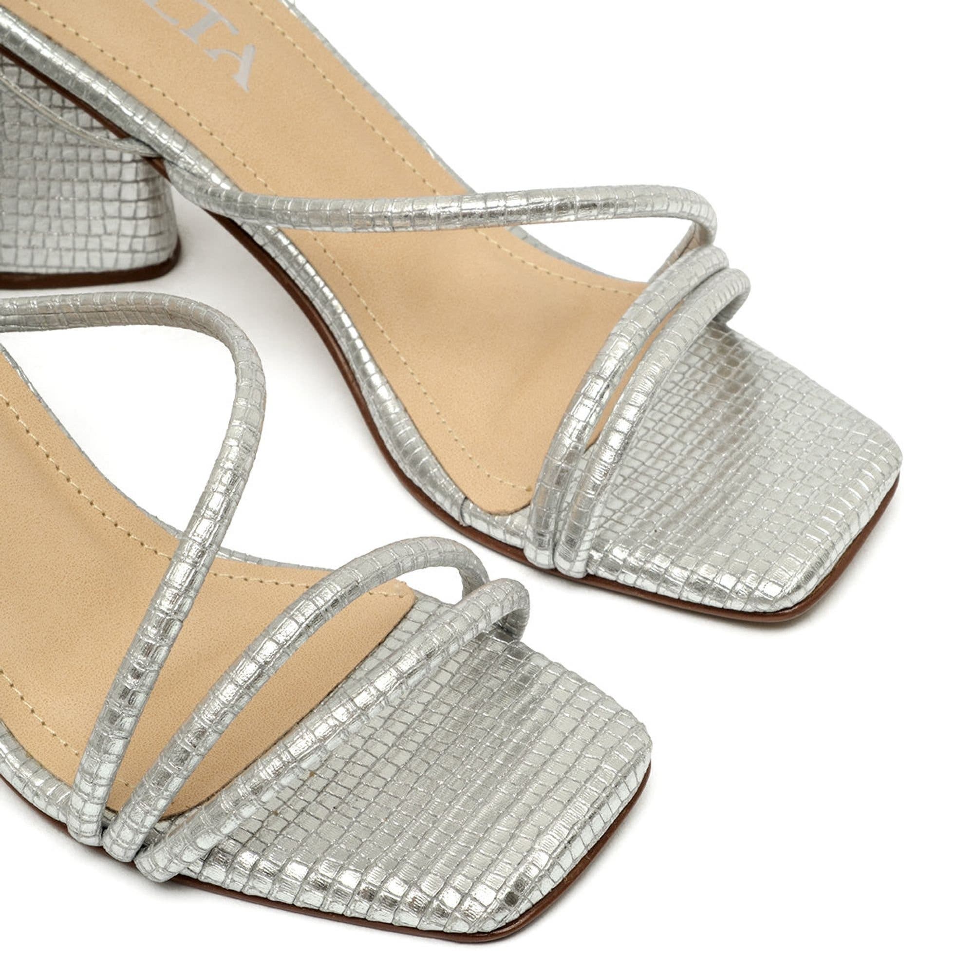 Analia Sandals, Alternate, color, Silver