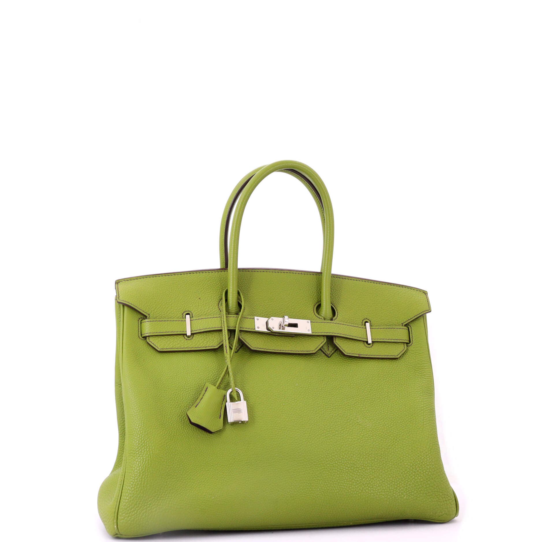 Pre-Owned Hermes Birkin Handbag Verso Togo with Palladium Hardware 35, Alternate, color, 