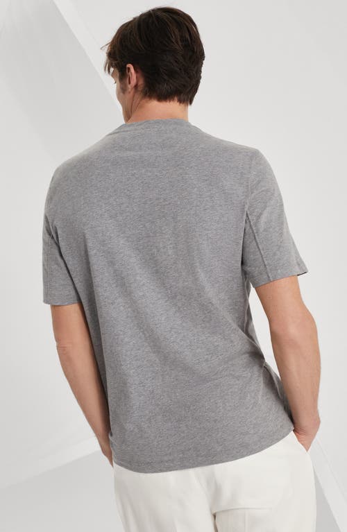 Brunello Cucinelli Crew-neck T-shirt In Medium Grey