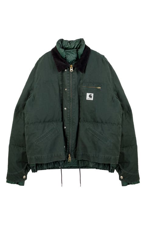 Carhartt WIP Washed Duck Canvas Down Puffer Jacket