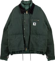 Sacai Carhartt WIP Washed Duck Canvas Down Puffer Jacket