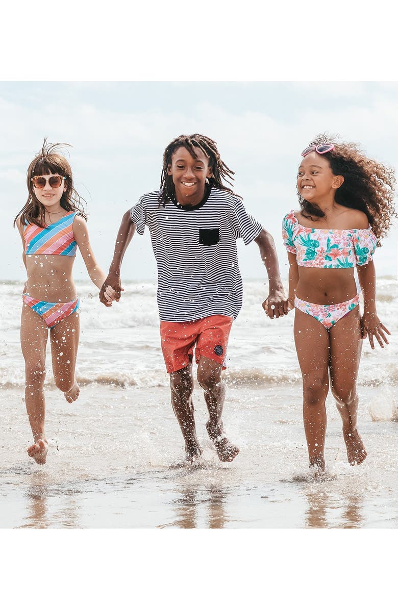 Feather 4 Arrow High Tide Stripe Pocket T-Shirt, Alternate, color, 