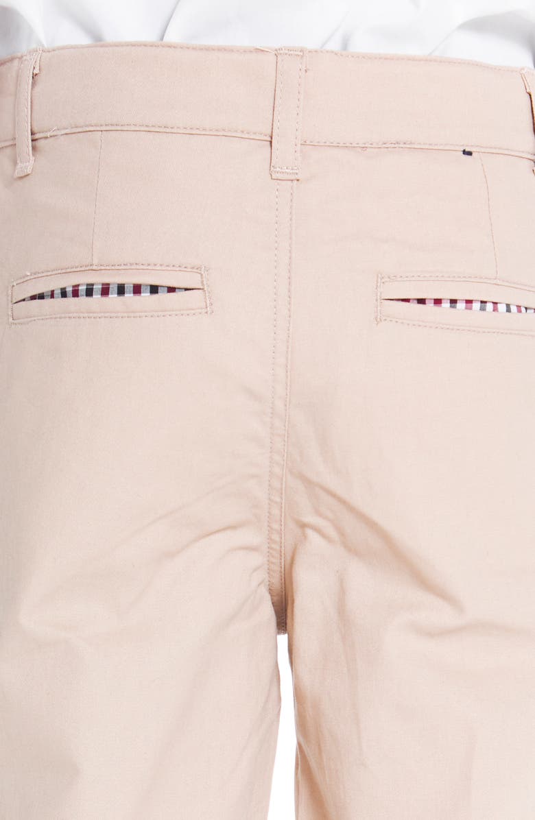 Andy & Evan Kids' Stretch Twill Pants, Alternate, color, Beige