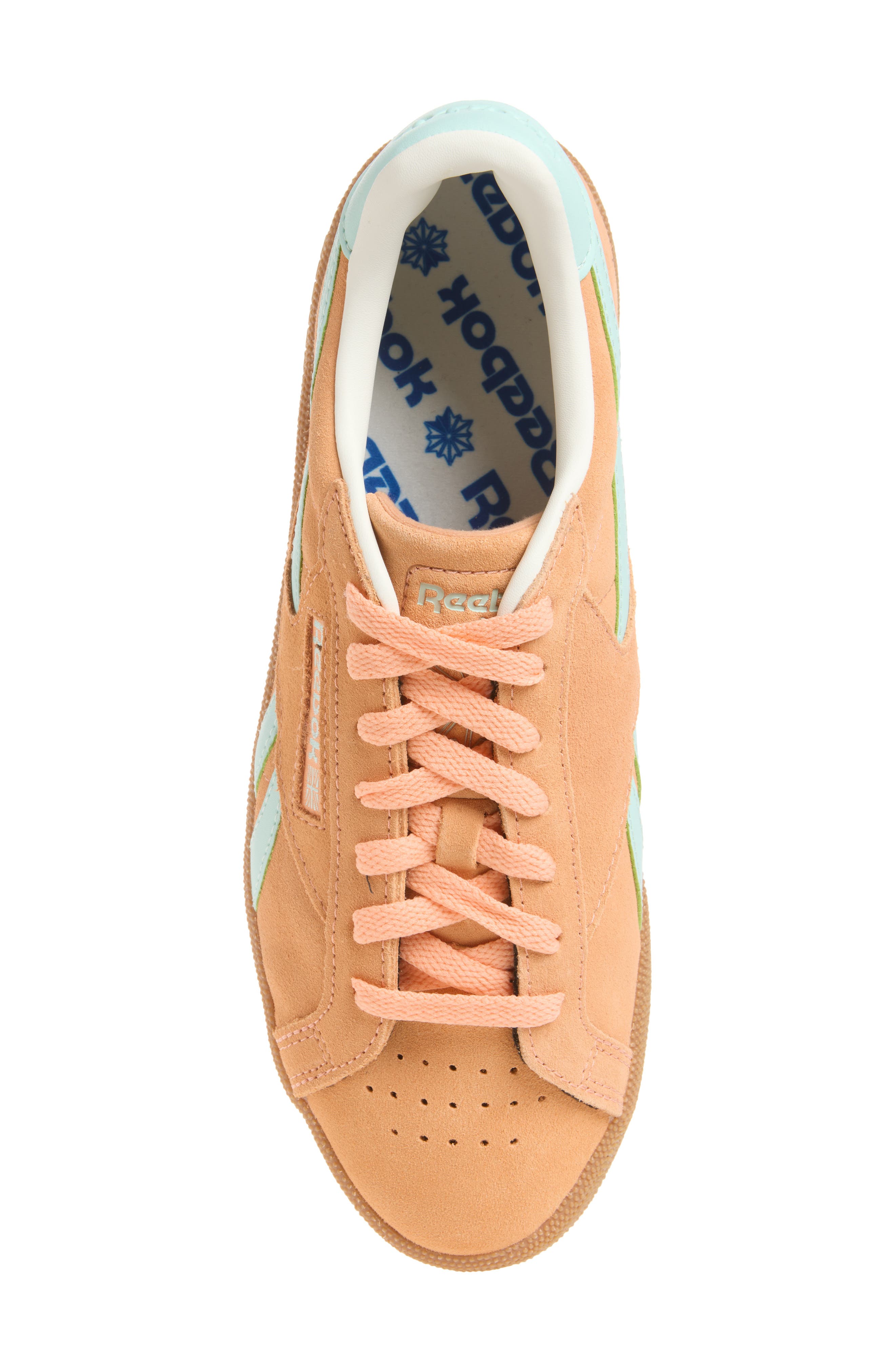 Club C Grounds UK Sneaker, Alternate, color, ORNGE AQUA CHALK