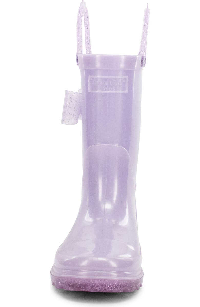 Western Chief Kids' Pearlized Light-Up Waterproof Rain Boot, Alternate, color, Lavender