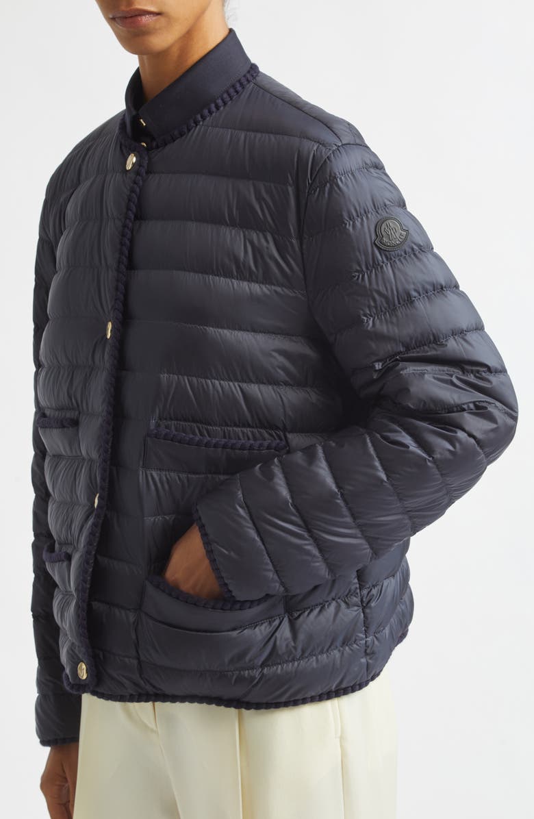 Moncler Circaete Quilted Down Jacket, Alternate, color, Blue