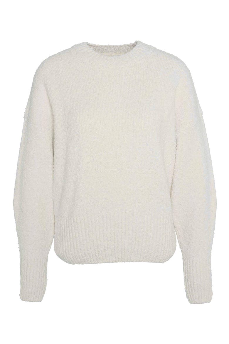 Iris Cotton Blend Bouclé Sweater, Alternate, color, ECRU BEIGE