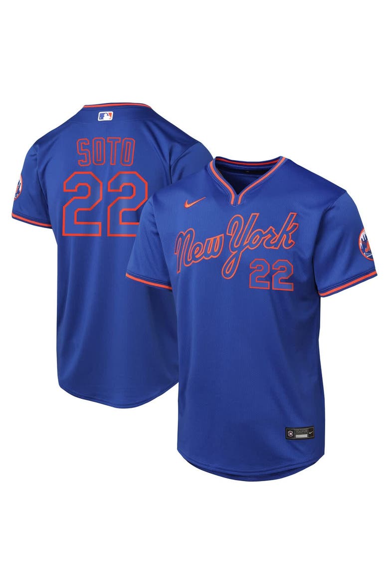Youth Nike Juan Soto Royal New York Mets Alternate 2 Limited Jersey, Main, color, Royal