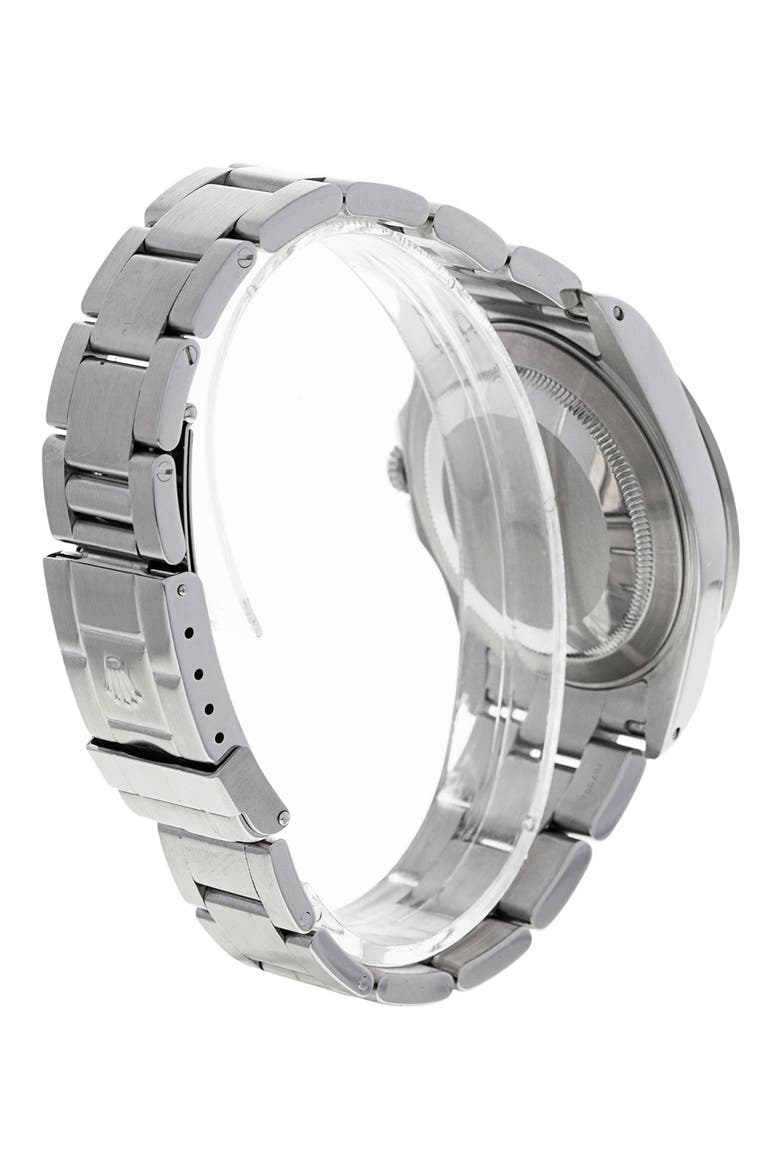 Rolex Preowned 2002 Explorer II Automatic Bracelet Watch, 40mm, Alternate, color, SILVER/ BLACK