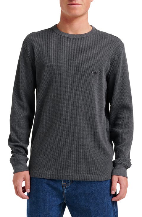 Nelson Long Sleeve Thermal Cotton Blend Pullover