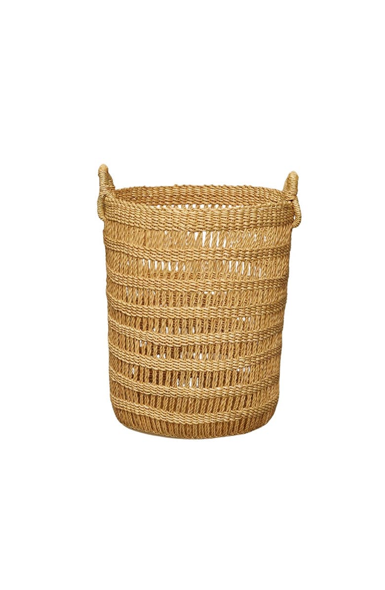 indego africa Kuma Open Weave Basket, Main, color, Natural