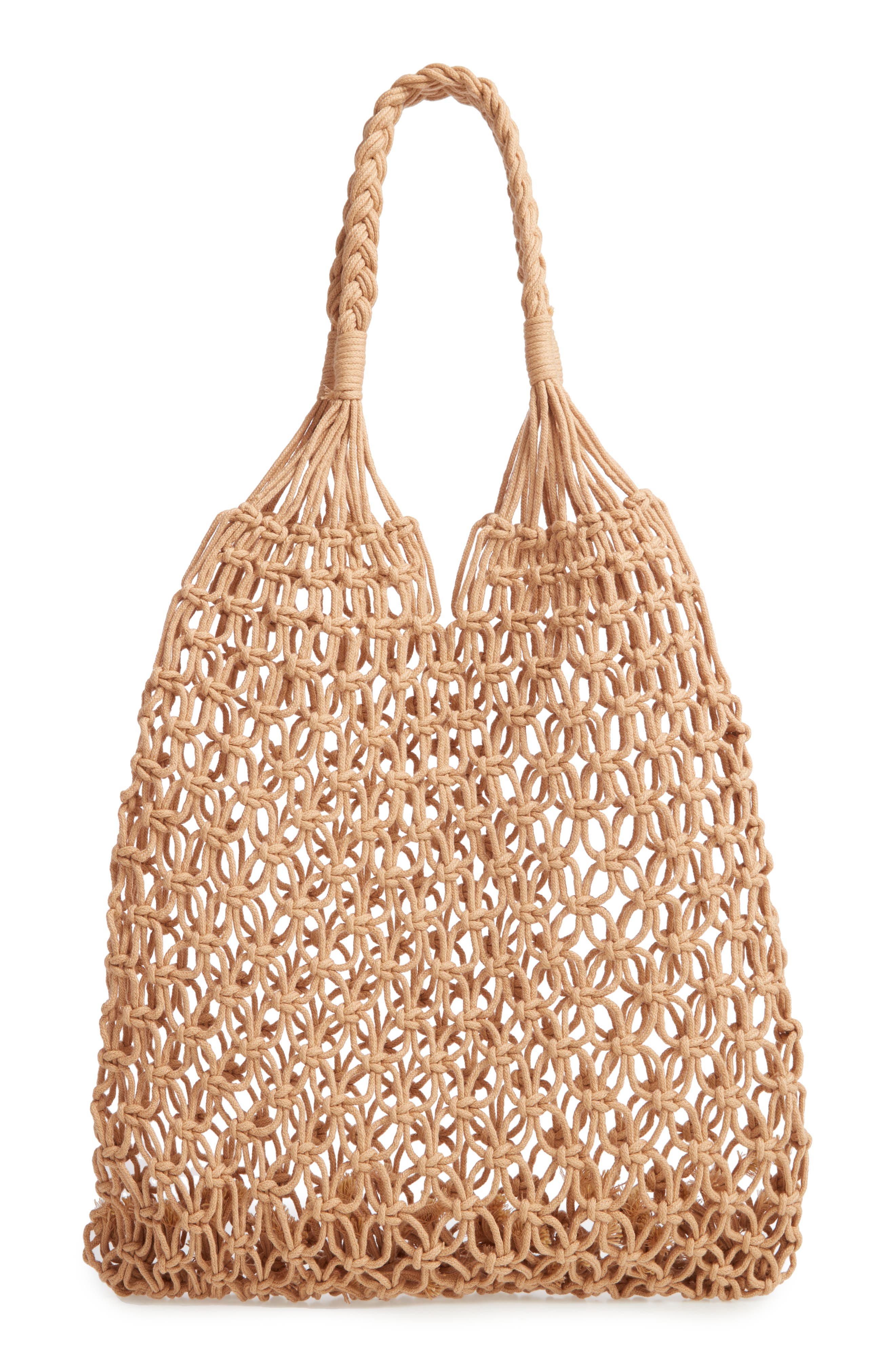 Net Tote, Main, color, NATURAL