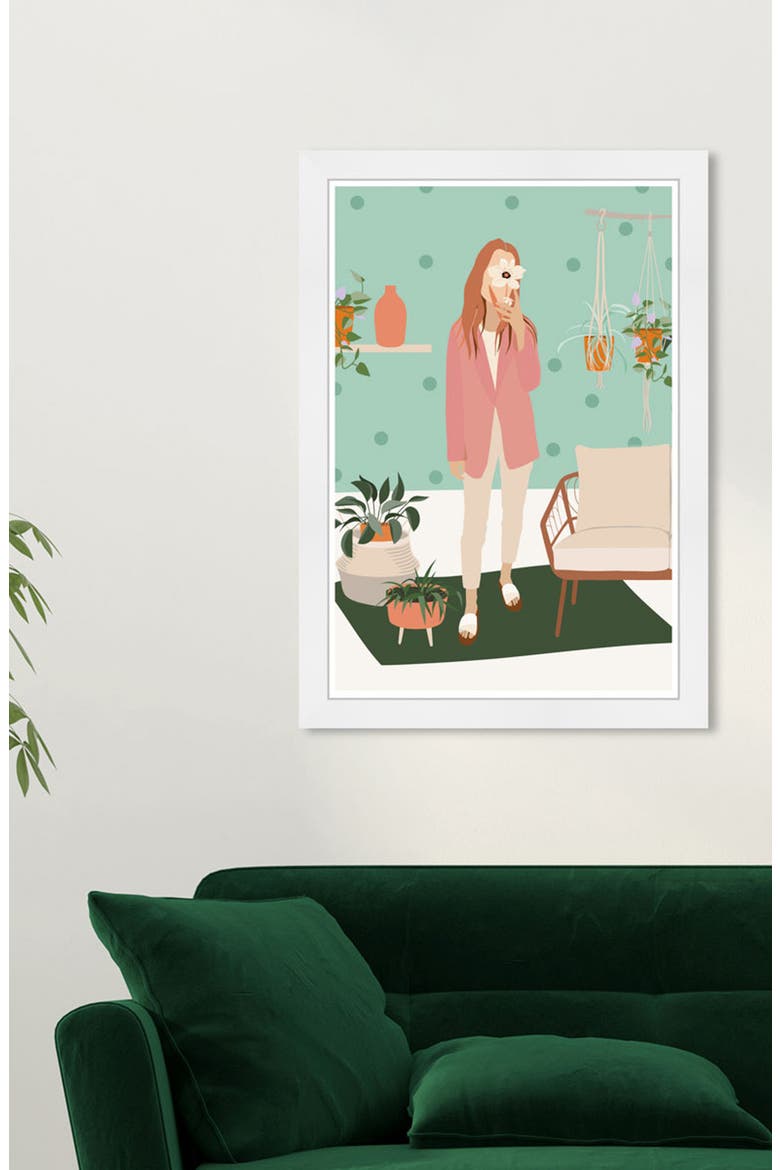 Prints Home Framed Wall Art, Alternate, color, GREEN