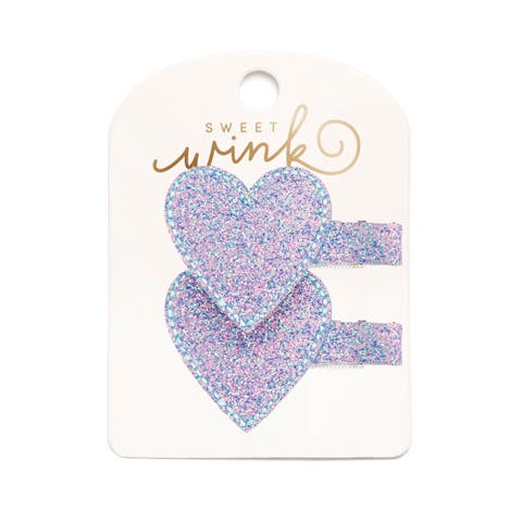 Blue Heart Clip Set (Toddler, Little Kid & Big Kid)
