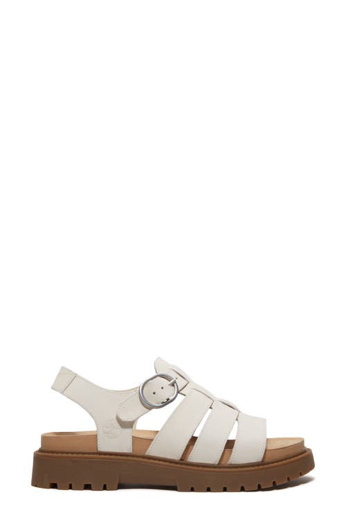 Timberland Clairemont Way Fisherman Sandal In Natural Nubuck