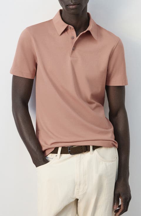 Slim Fit Stretch Cotton Blend Piqué Polo