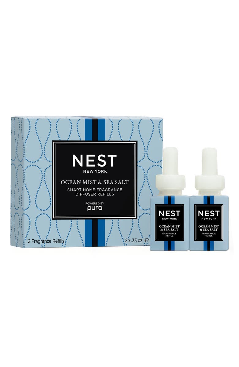 NEST New York x Pura Home Fragrance Diffuser Refill Duo, Alternate, color, Ocean Mist Sea Salt