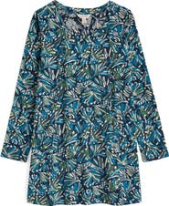 Seasalt Cornwall Frond Print Long Sleeve Cotton Jersey Tunic