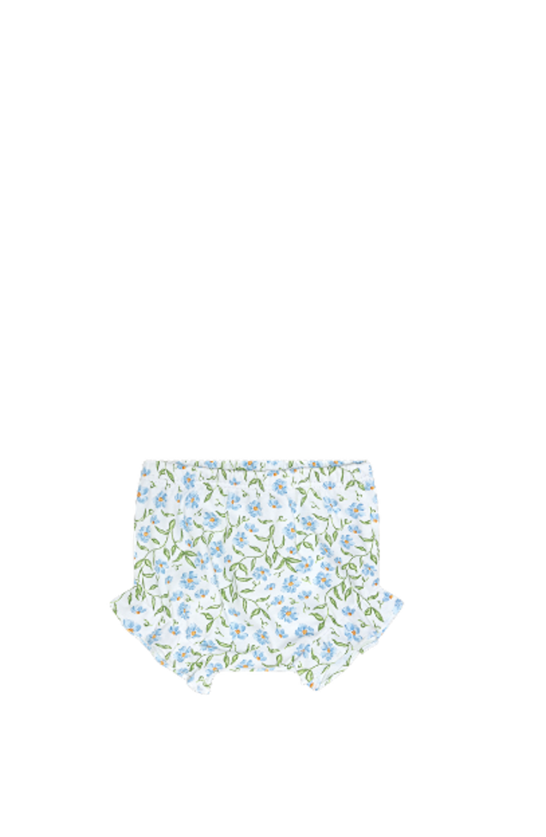 Nellapima Blue Vines Print bodysuit Set - Baby, Alternate, color, Blue