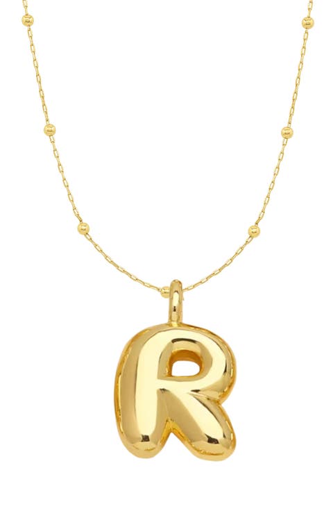 Bubble Initial Necklace