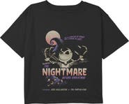 The Nightmare Before Christmas Girl's The Nightmare Before Christmas Jack Master of Fright Crop T-Shirt