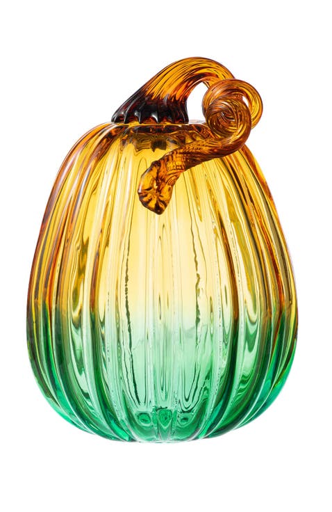 Fall Multi-Style Short Glass Pumpkins