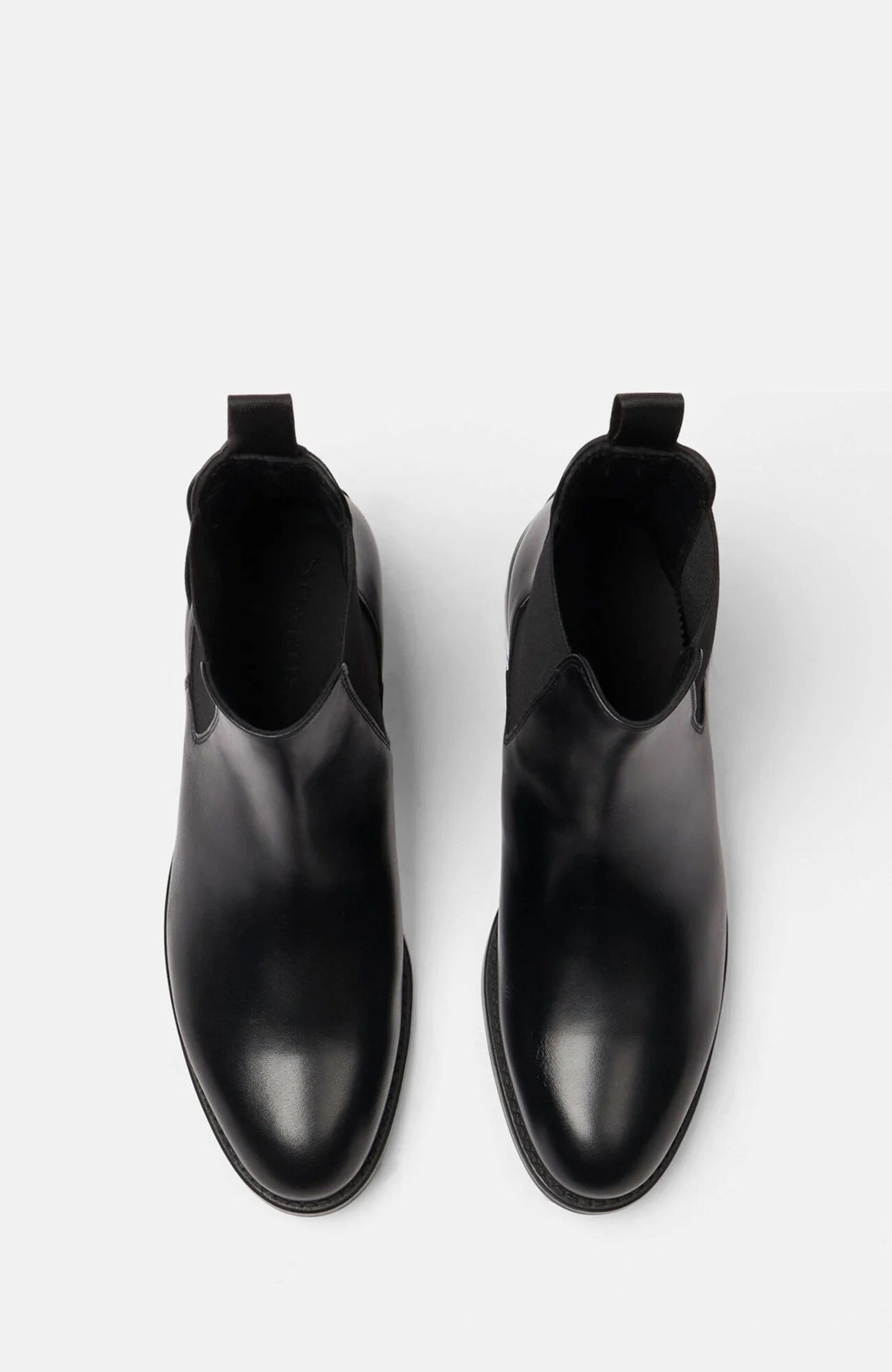 Claudia Chelsea Boots, Alternate, color, Black - Calf