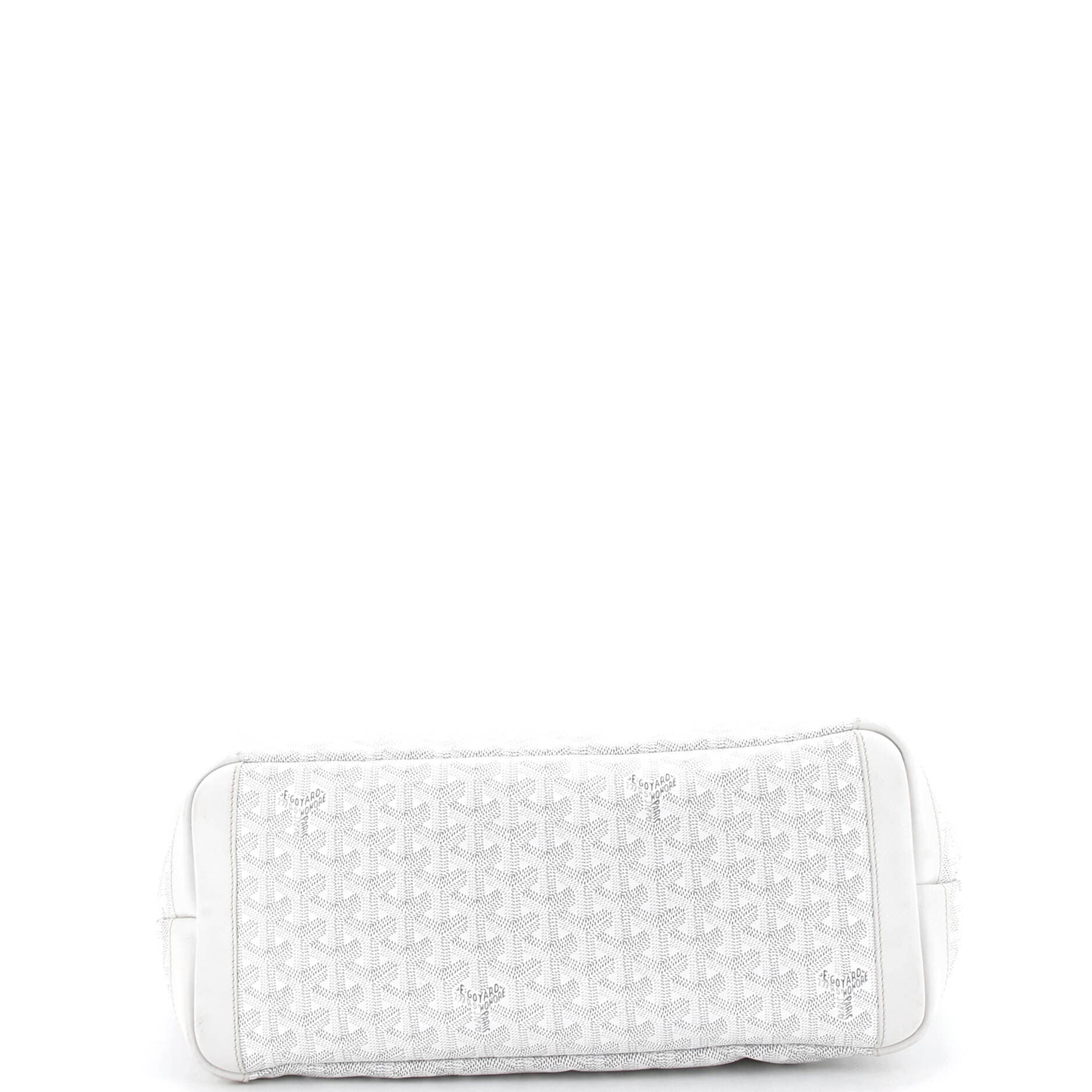 Pre-Owned Goyard Artois Tote Coated Canvas MM, Alternate, color, White