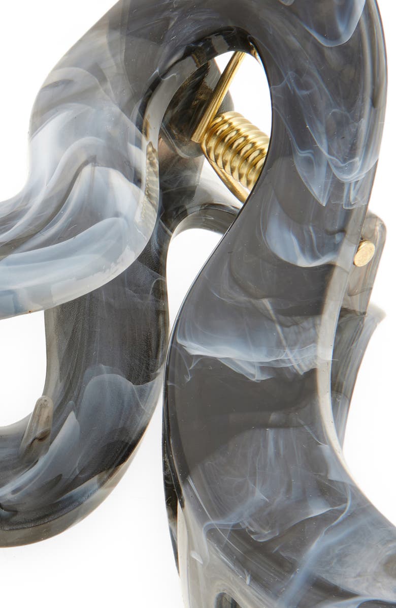 L. Erickson Nara Claw Clip, Alternate, color, Black