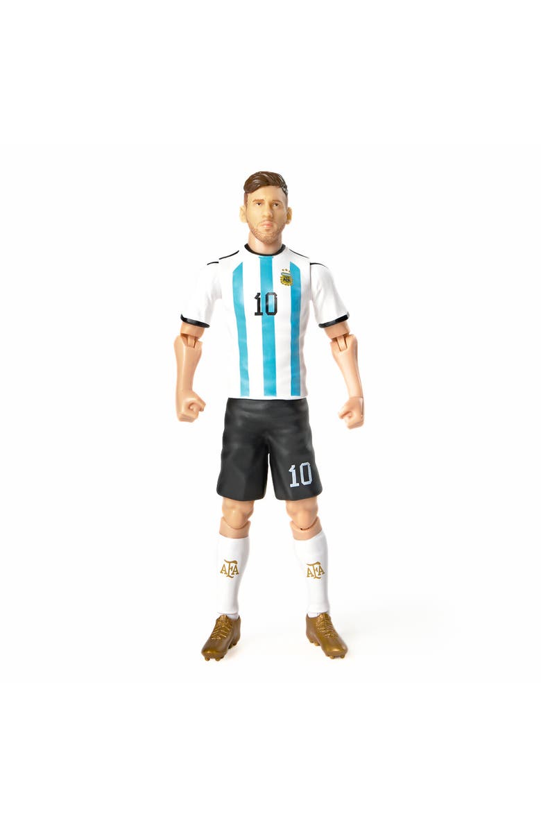Banbo Toys SOCKERS Argentina AFA Lionel Messi 8" Collectible Soccer Action Figure, Alternate, color, Blue
