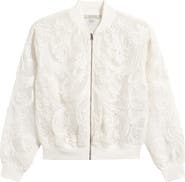 AllSaints Jade Embroidered Bomber Jacket