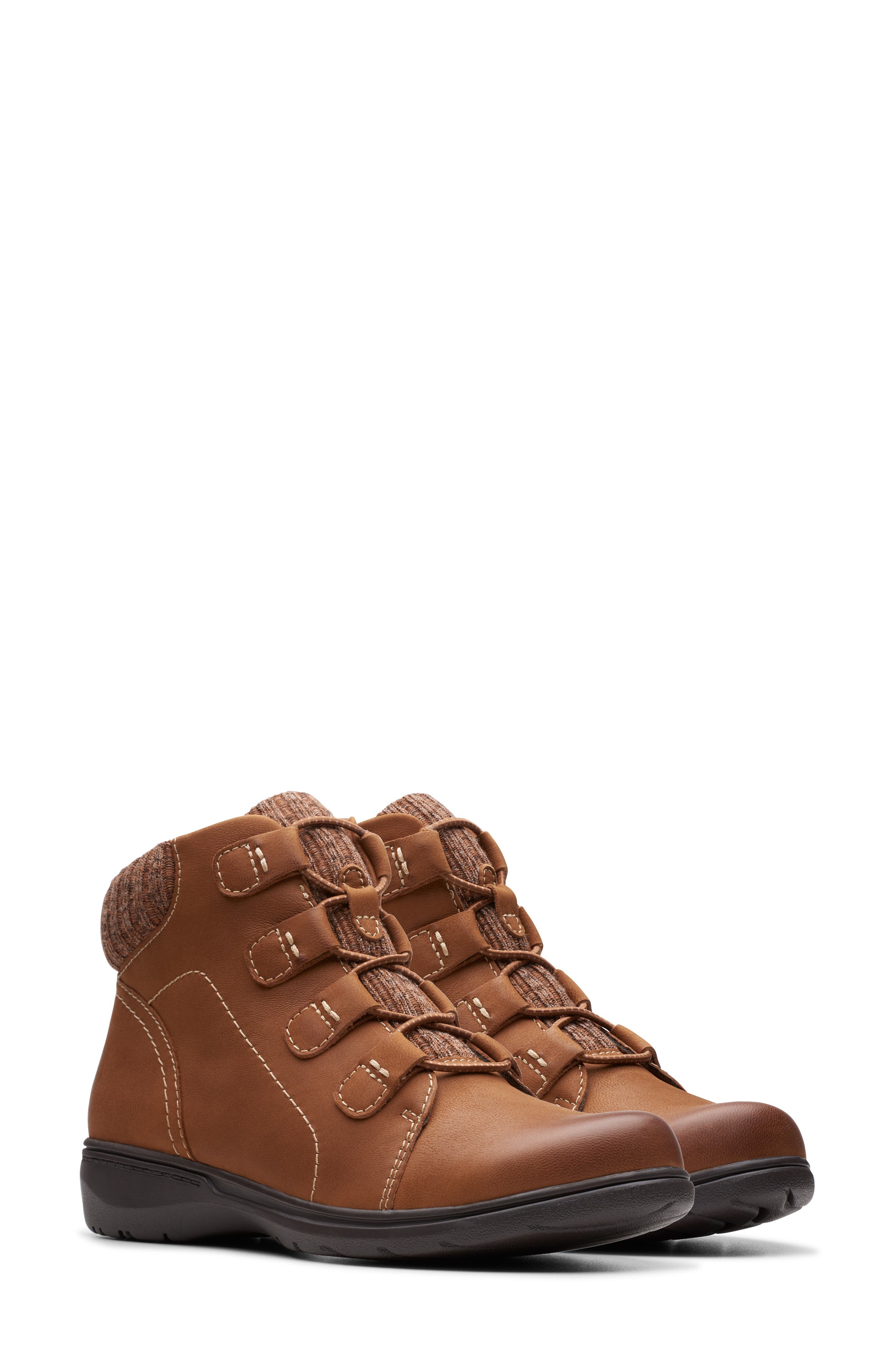 Carleigh Jade Bootie, Alternate, color, DARK TAN NUBUCK