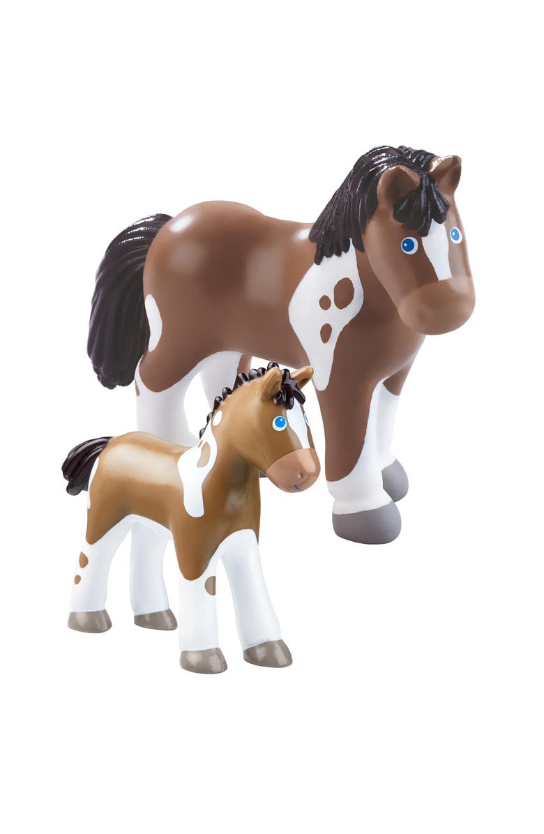 HABA Little Friends Farm Animal Bulk Playset with 11 Chunky Animals, Alternate, color, 