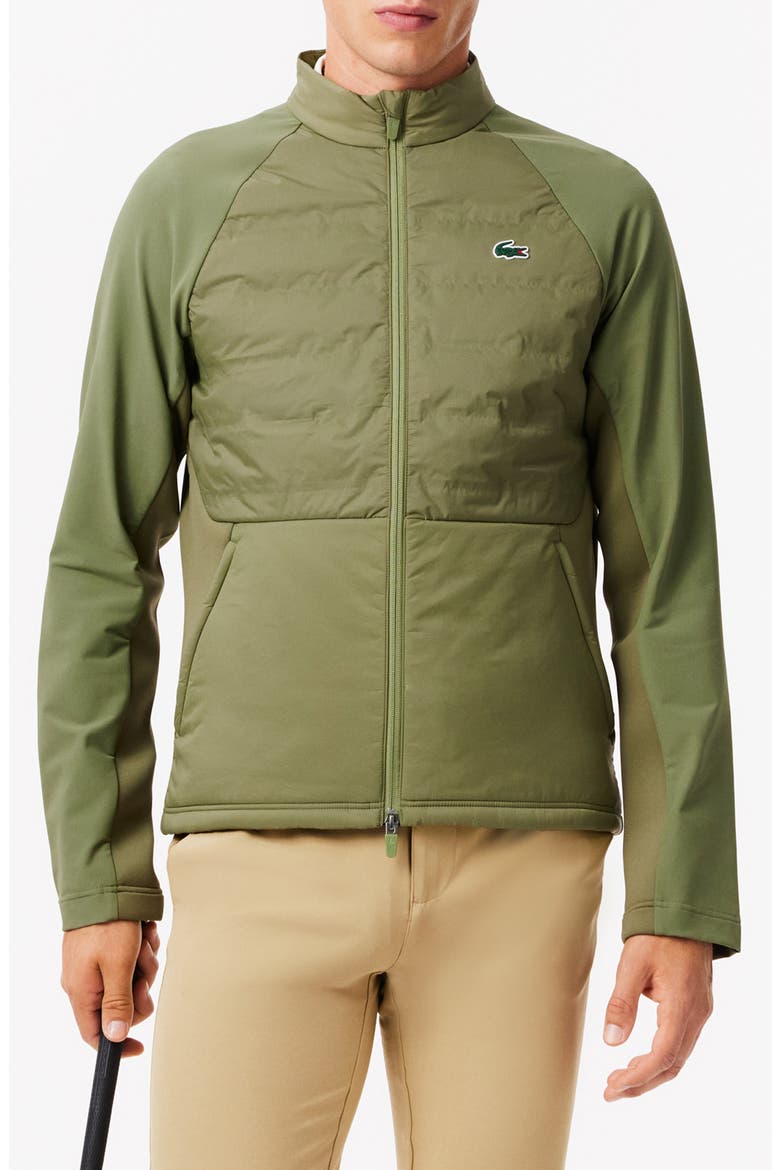 Quilted Golf Jacket, Main, color, IDK KHAKI/KHAKI