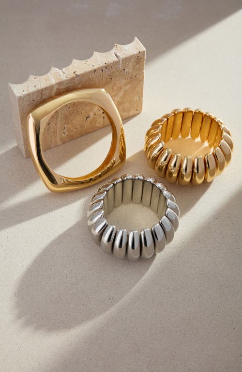 St. Moran Square Bangle In Gold