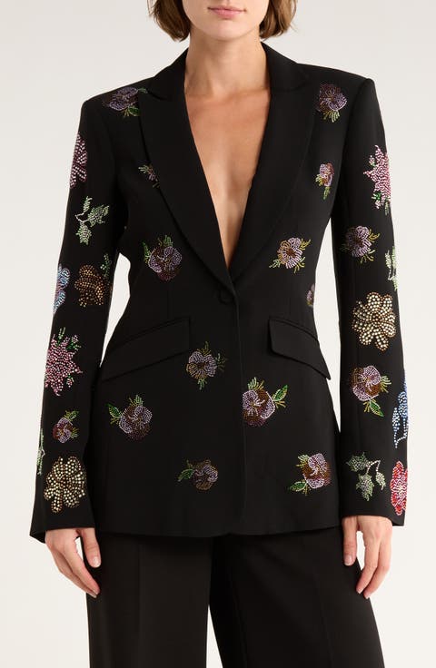 Cheyenne Pansy Garden Beaded Jacket