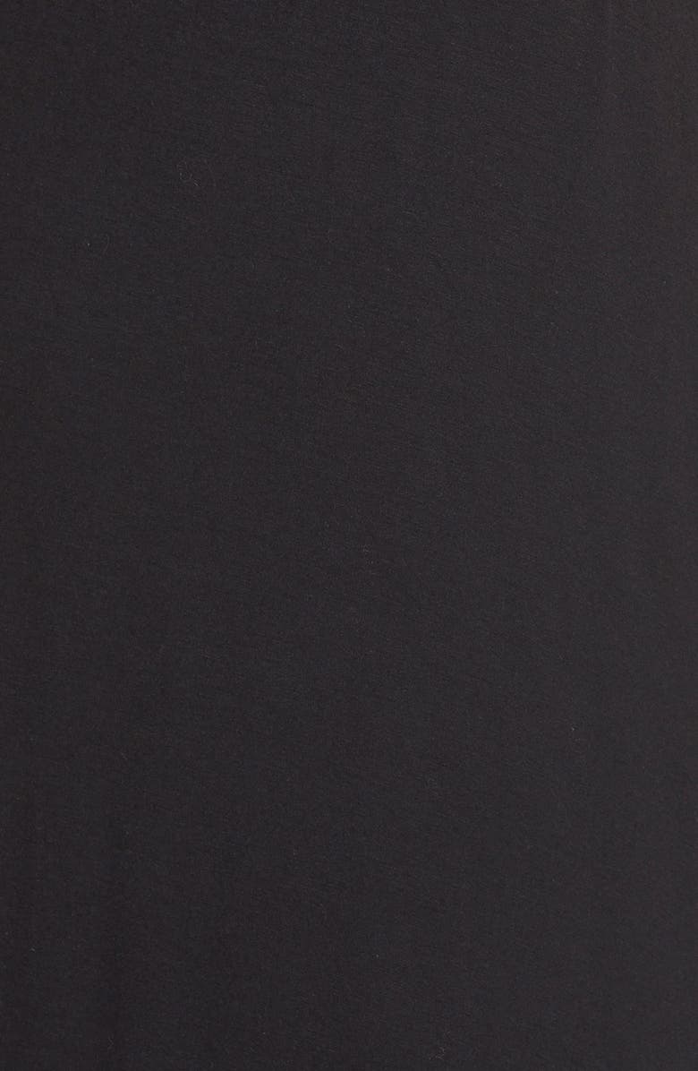 Caslon<sup>®</sup> Snap Detail Drawstring Waist Midi Dress, Alternate, color, 