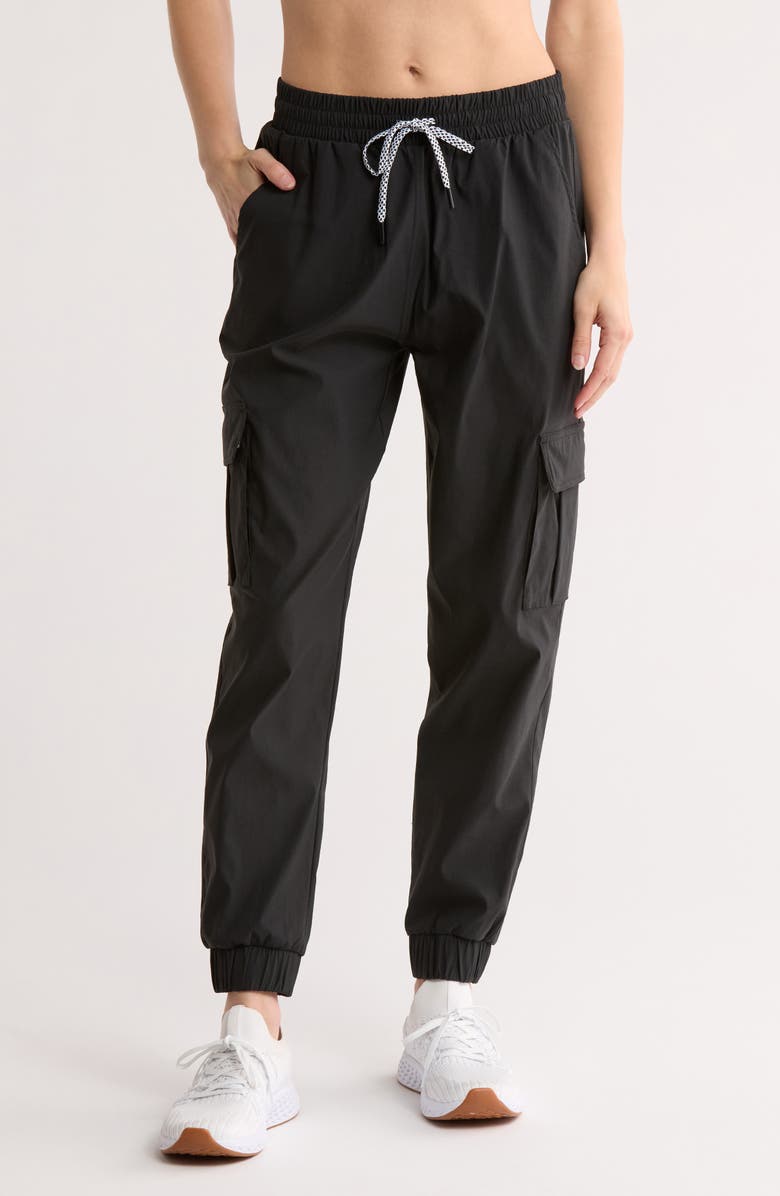 90 DEGREE BY REFLEX Aviator Water Resistant Cargo Joggers, Main, color, 