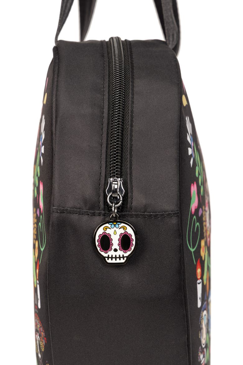 Heart Tote, Alternate, color, DIA DE LOS MUERTOS