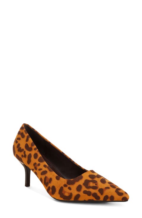 Iridese Leather Pump