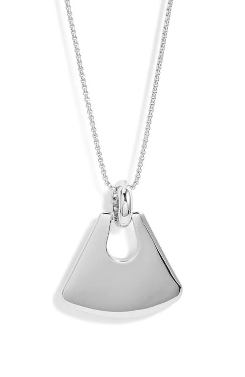 Open Edit Curved Charm Pendant Necklace