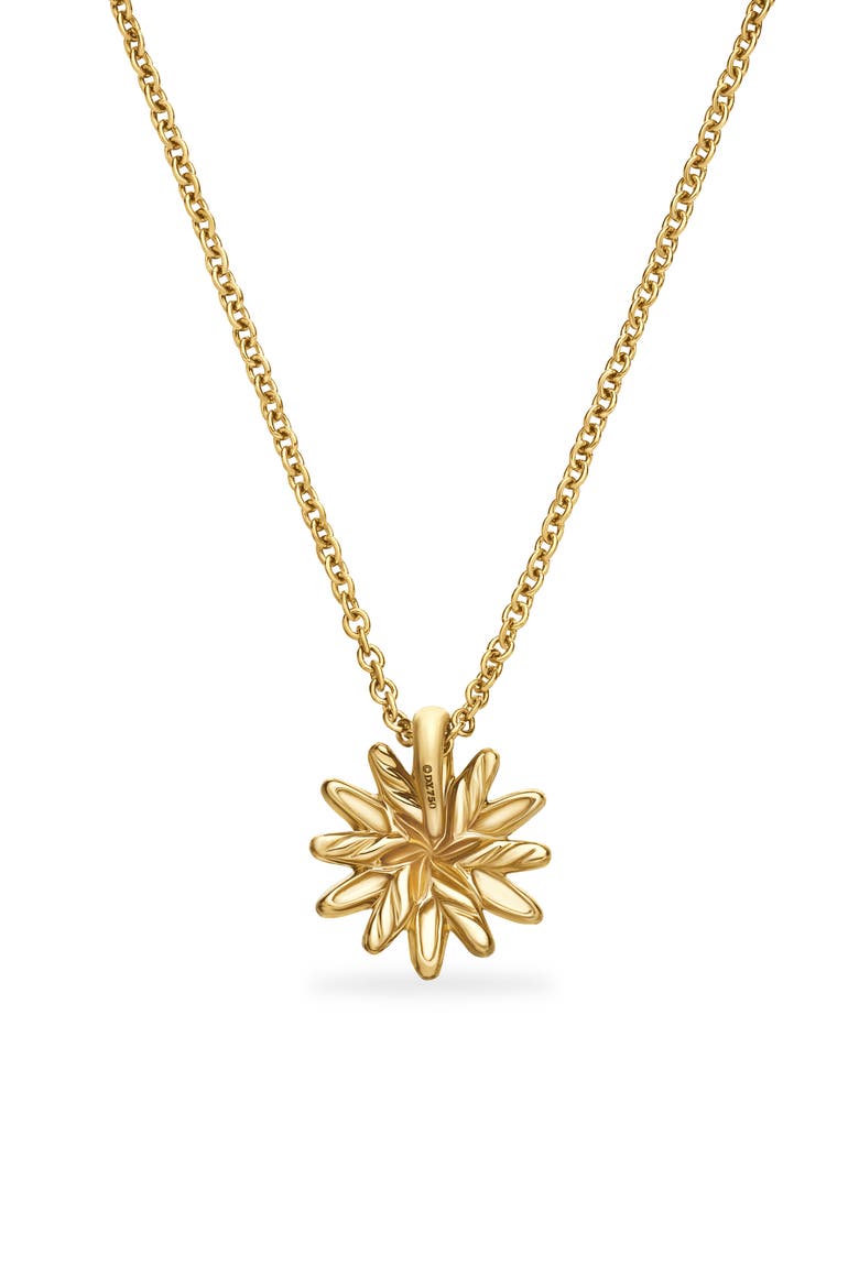 Petite Starburst 18K Gold & Pavé Diamond Station Necklace, Alternate, color, DIAMOND/ YELLOW GOLD