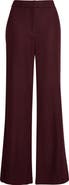 Veronica Beard Tonelli High Waist Wide Leg Pants