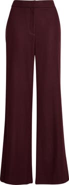Veronica Beard Tonelli High Waist Wide Leg Pants