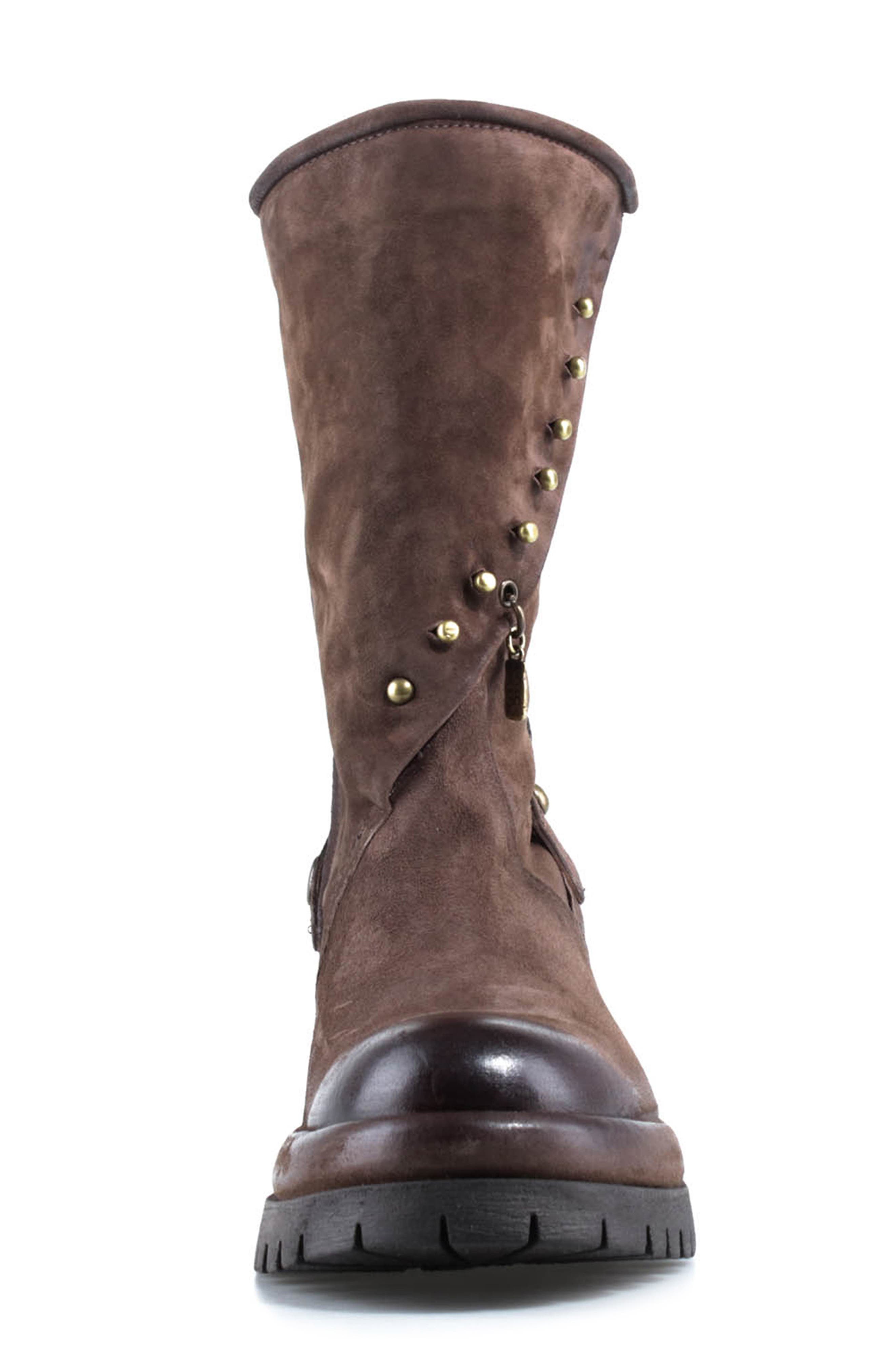 Dilan Leather Boot, Alternate, color, BROWN