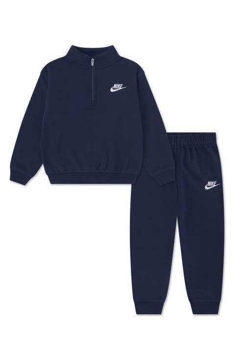 Kids' Club Quarter Zip Fleece Set