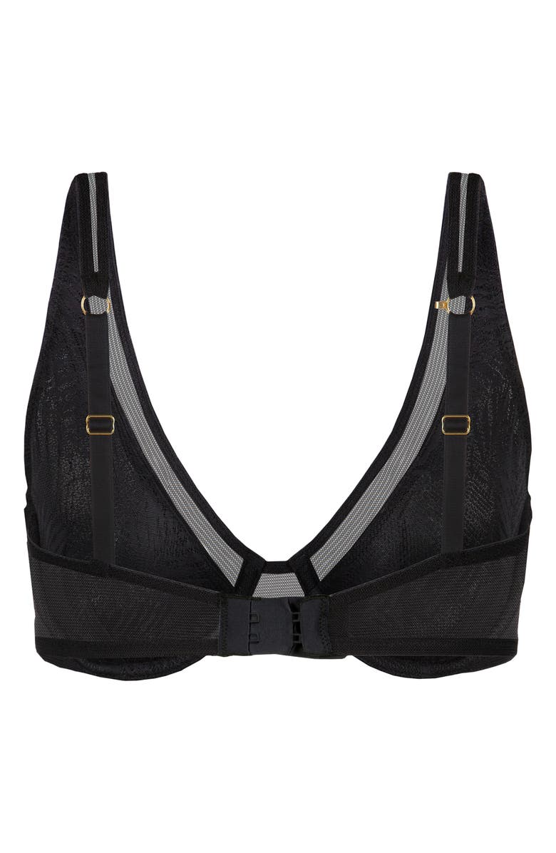 LIVELY The Smooth Lace Plunge Bra, Alternate, color, 