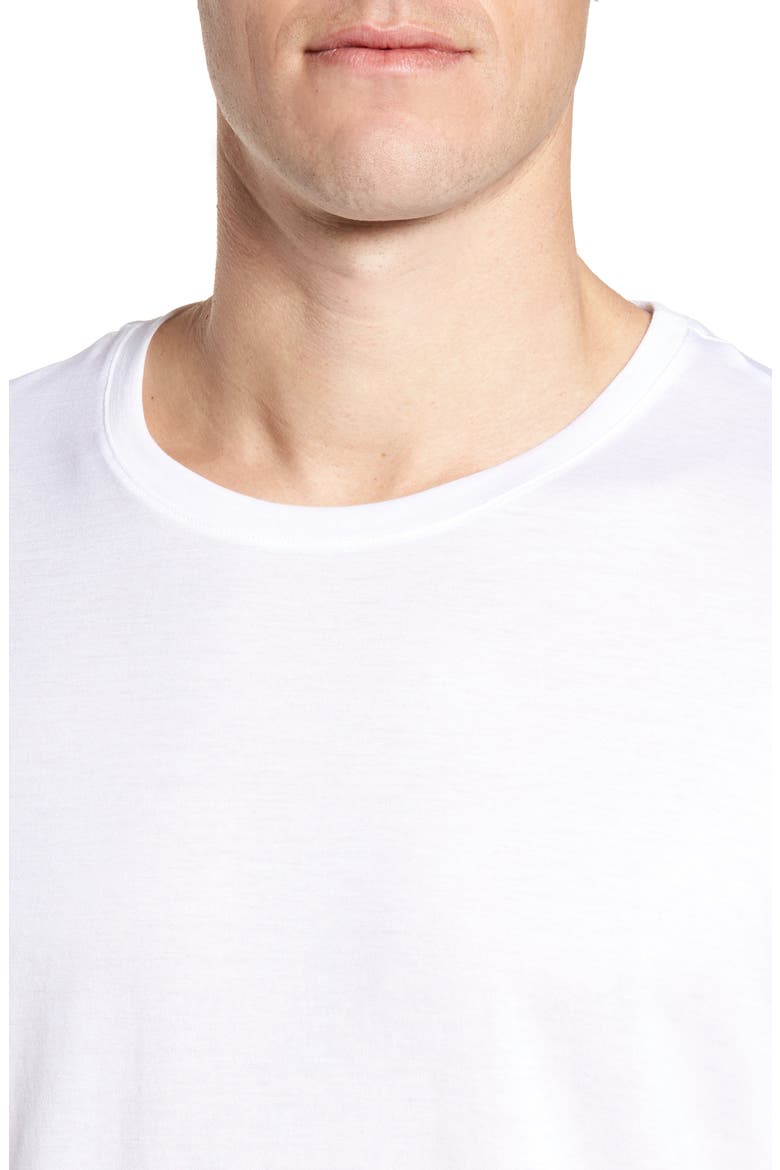Night and Day Cotton Crew Neck T-Shirt, Alternate, color, WHITE